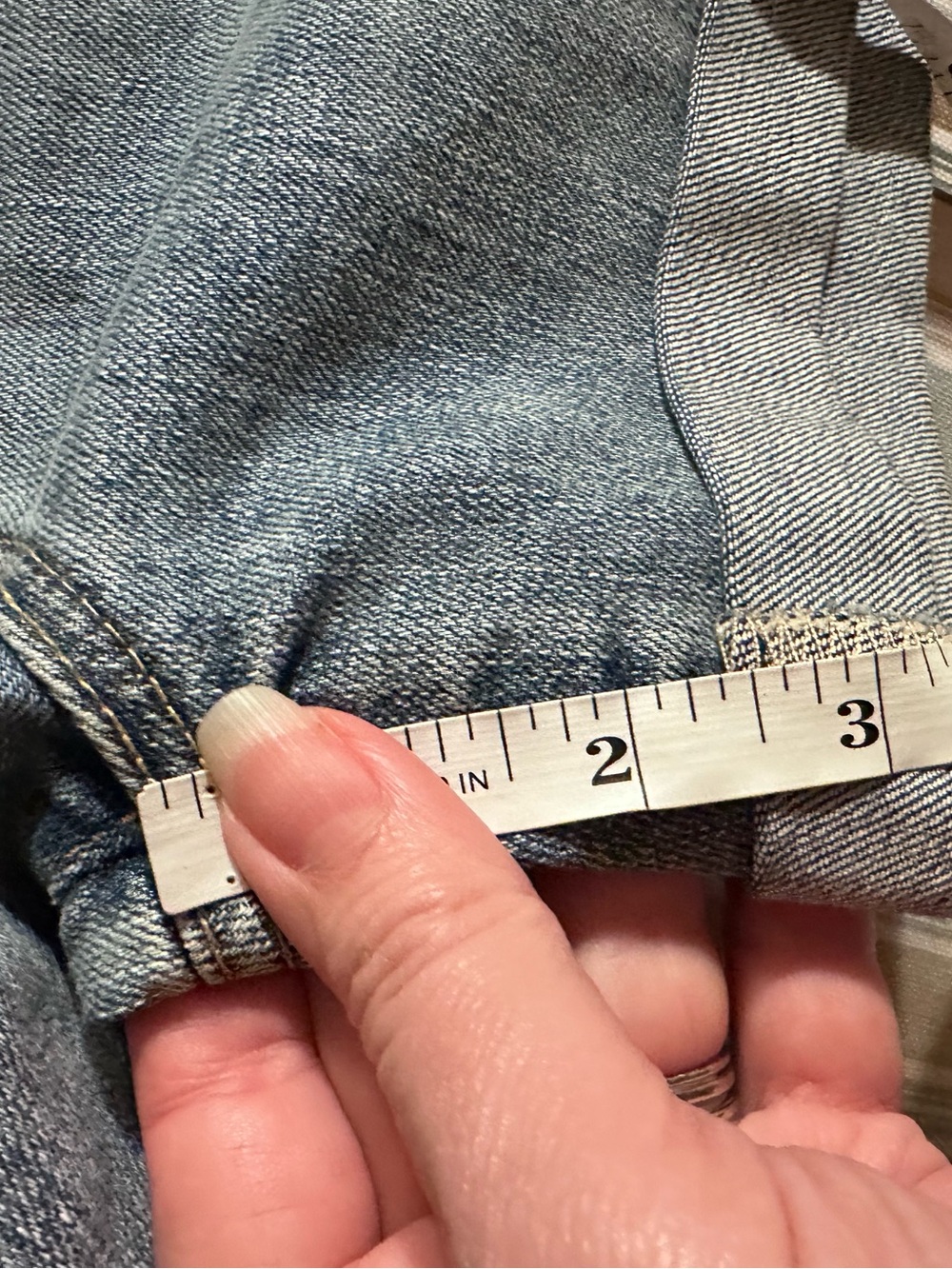 AG Adriano Goldschmied Blue Jean Shorts - Picture 7 of 7